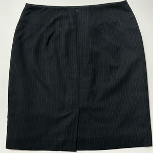 Banana Republic black pinstripe skirt